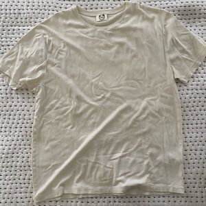 Wolf vs Goat Cotton Modal Tee Medium White